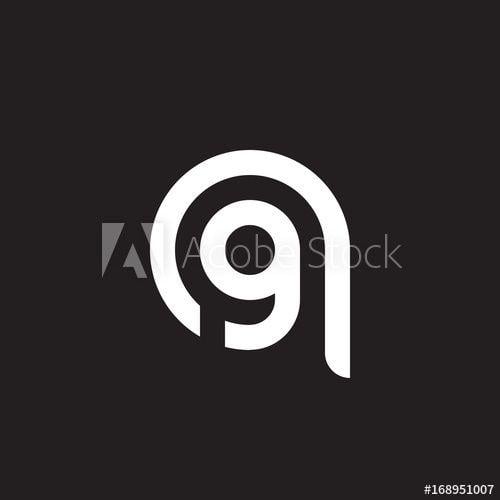 Qg Logo - Initial lowercase letter logo qg, gq, g inside q, monogram rounded