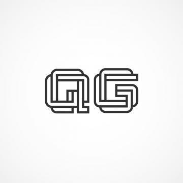 Qg Logo - Initial Letter QG Logo Template Template for Free Download on Pngtree