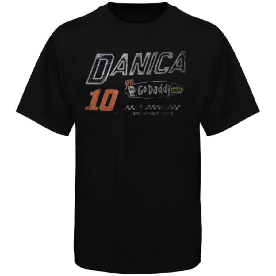 Godaddy.com Logo - The Game Danica Patrick #10 GoDaddy.com Logo T-Shirt - Black