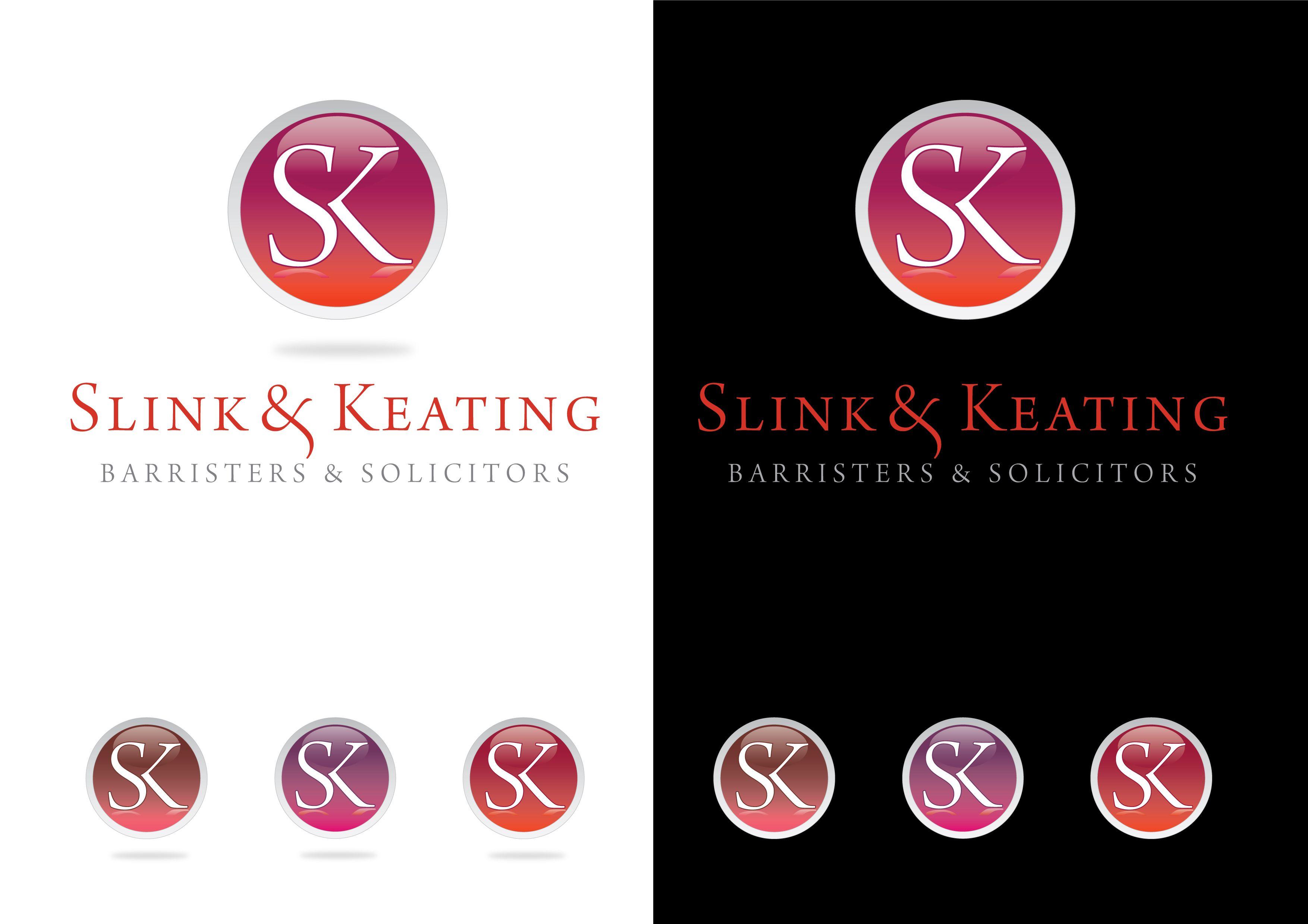 Slink Logo - Logo Design for Slink & Keating - Barristers & Solicitors by Deleted ...