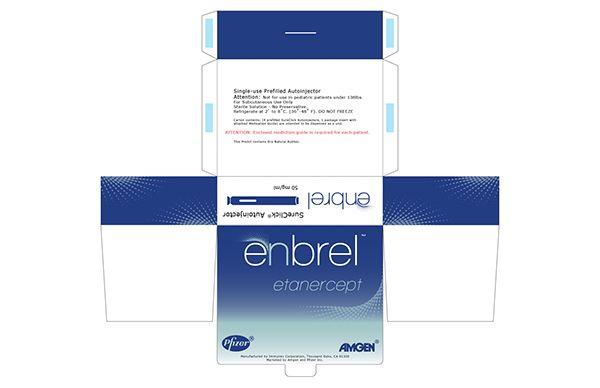 Enbrel Logo - Enbrel logo and packaging redesign on Student Show