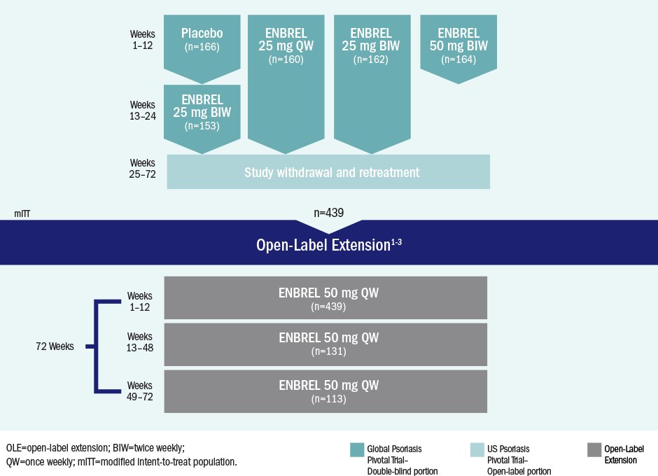 Enbrel Logo - Enbrel® (etanercept) Clinical Study Designs