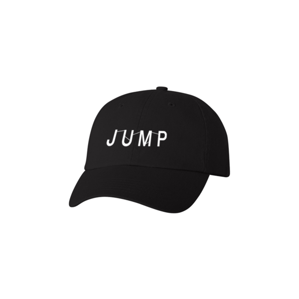 Jump Logo - JUMP LOGO EMBROIDERED BLACK DAD HAT