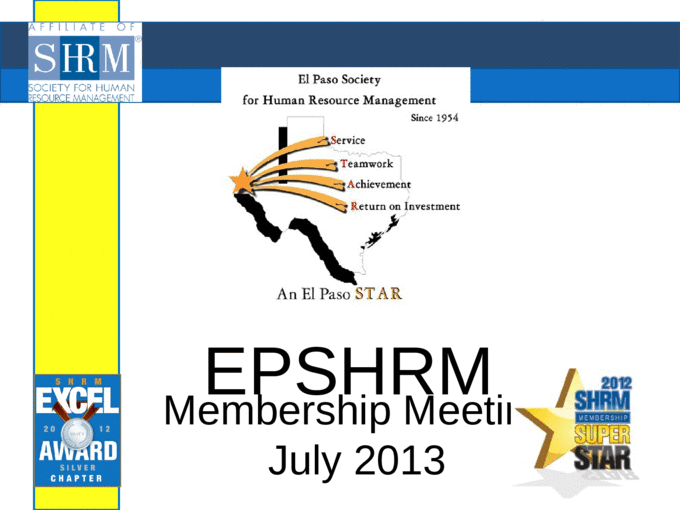 Epshrm Logo - EPSHRM Membership Meeting July 2013. Welcome Engage. Inspire. Lead ...