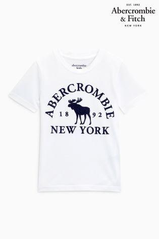 Abrecrombie Logo - Abercrombie & Fitch Moose Logo T Shirt