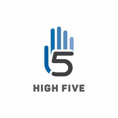 Five Logo - High Five Logo for YouTube Videos. Logo design contest