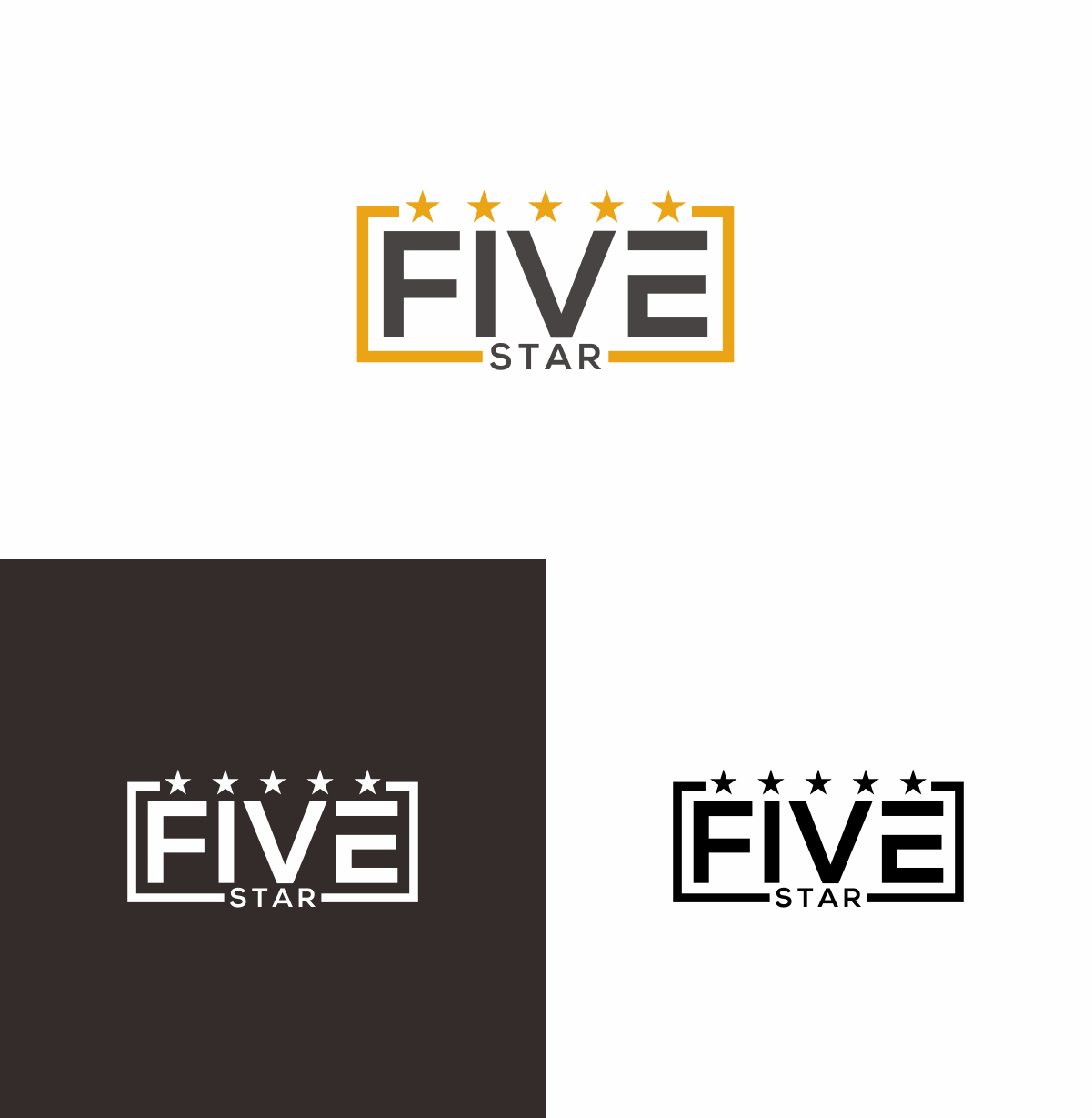 Five Logo - Bold, Playful, Artists Logo Design for Five Star by komarudin 2 ...