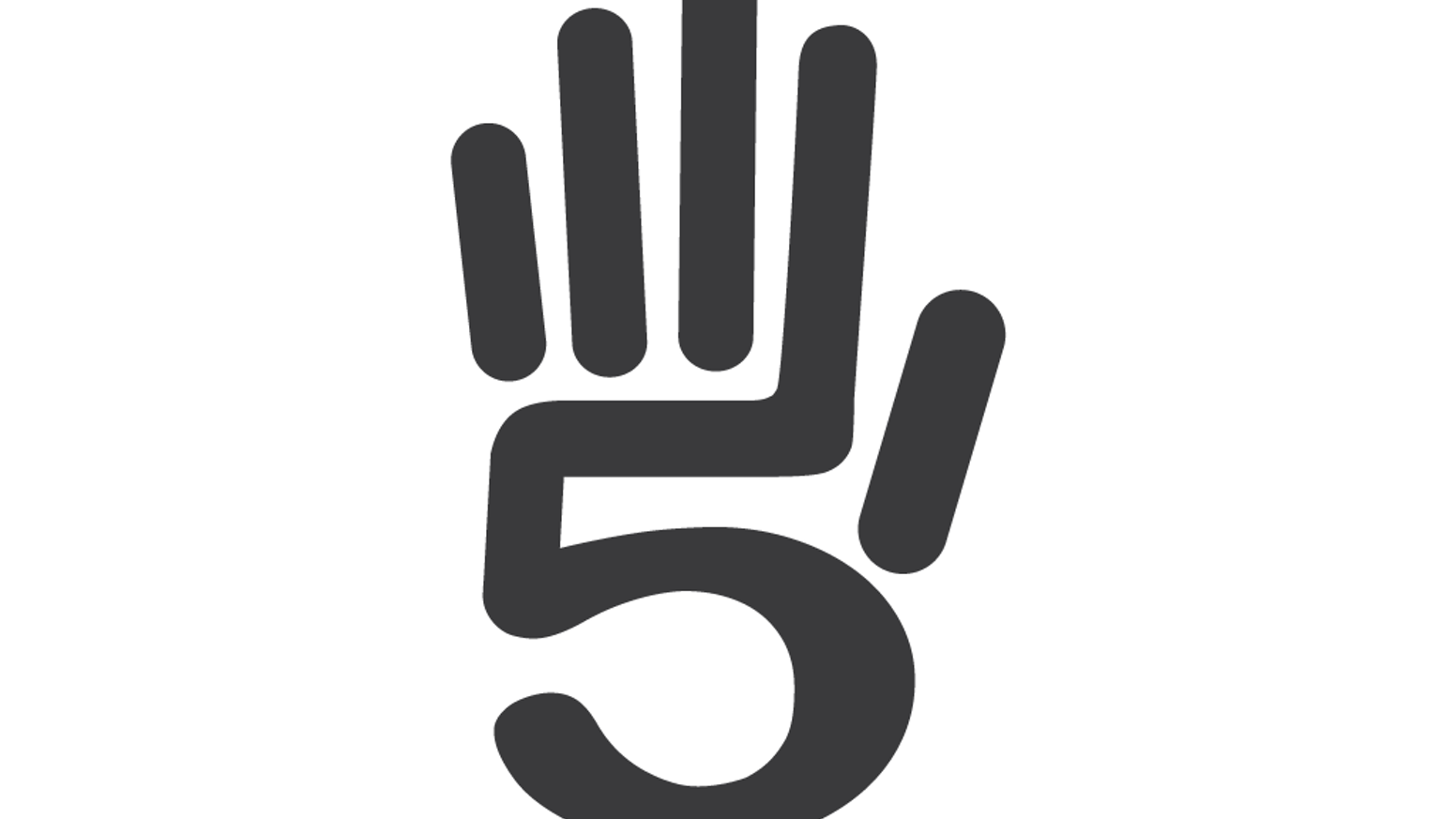 Five Logo - The International High Five Society by Leslie Chicoine and Lane