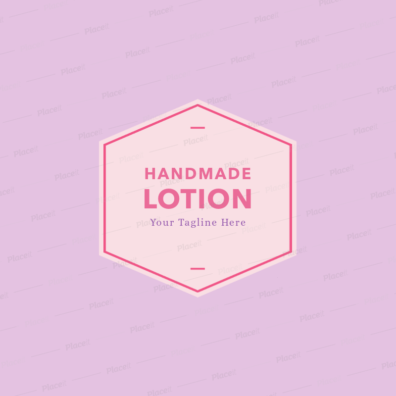 Lotion Logo - Online Logo Maker for a Handmade Lotion Brand 1159c
