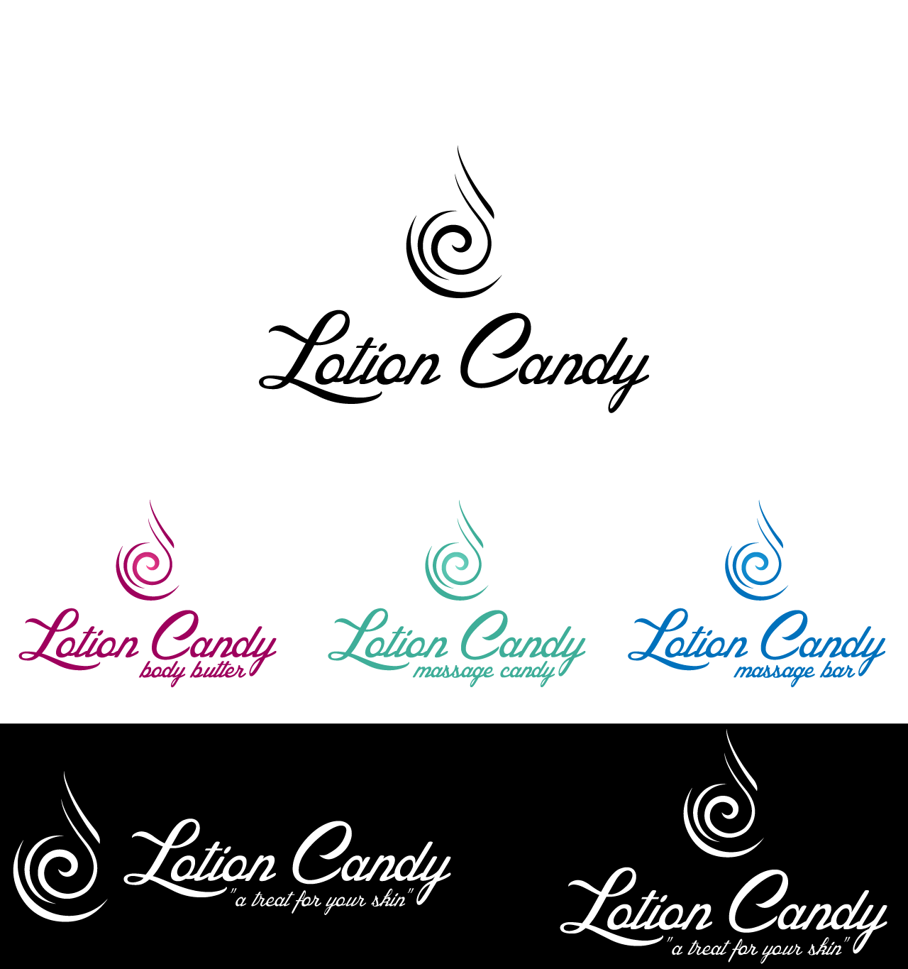 Lotion Logo - Logo Design. 'Lotion Candy a treat for your skin' design