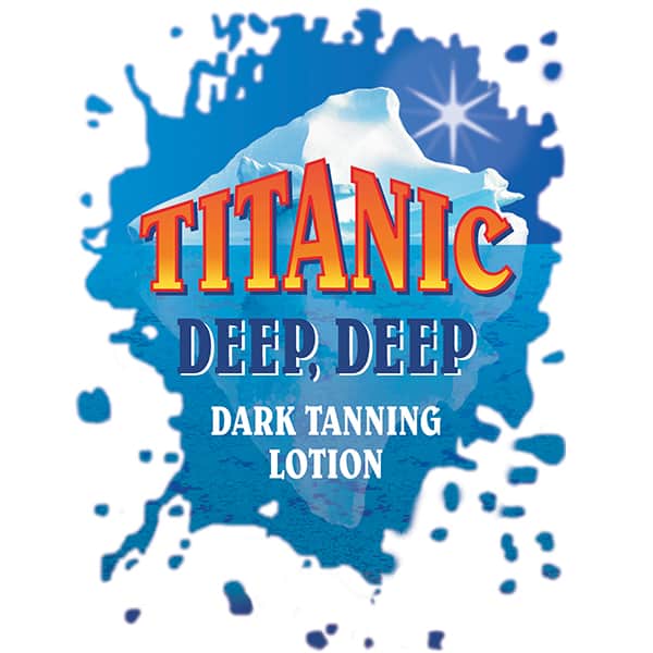Lotion Logo - Logo Titanic Tanning Lotion. JP Global Marketing, Inc