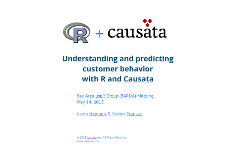 Causata Logo - Understanding and predicting customer behavior with R and Causata by ...