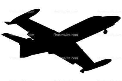 Learjet Logo - Gates-Learjet Silhouette, logo, shape Images, Photography, Stock ...