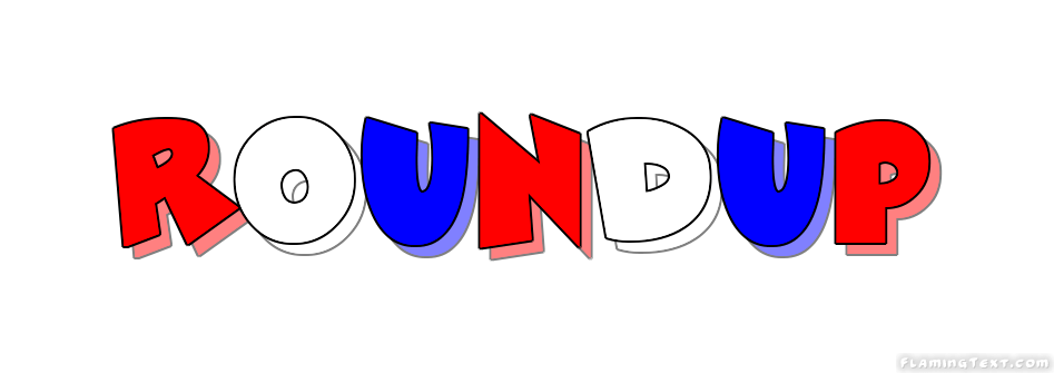 Roundup Logo - United States of America Logo. Free Logo Design Tool from Flaming Text