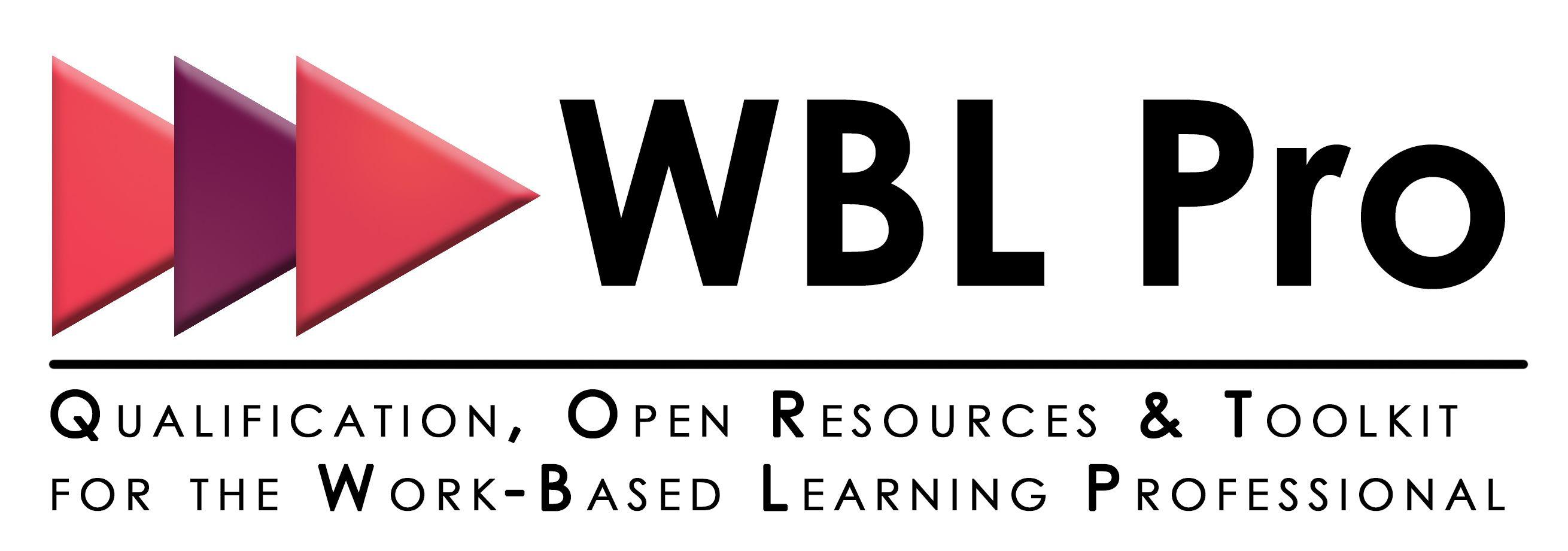 WBL Logo - WBL-PRO – WBL-PRO Qualification, Open Resources & Toolkit for the ...