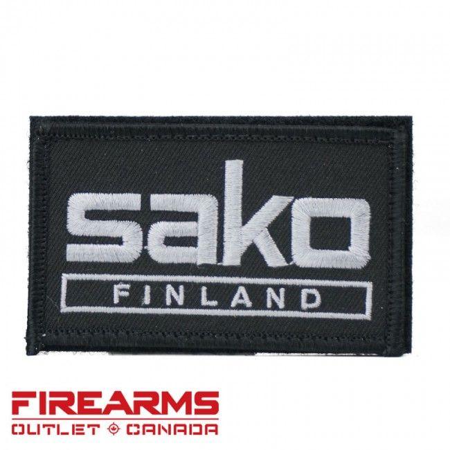 Sako Logo - Sako Black Rectangular Embroidered Patch