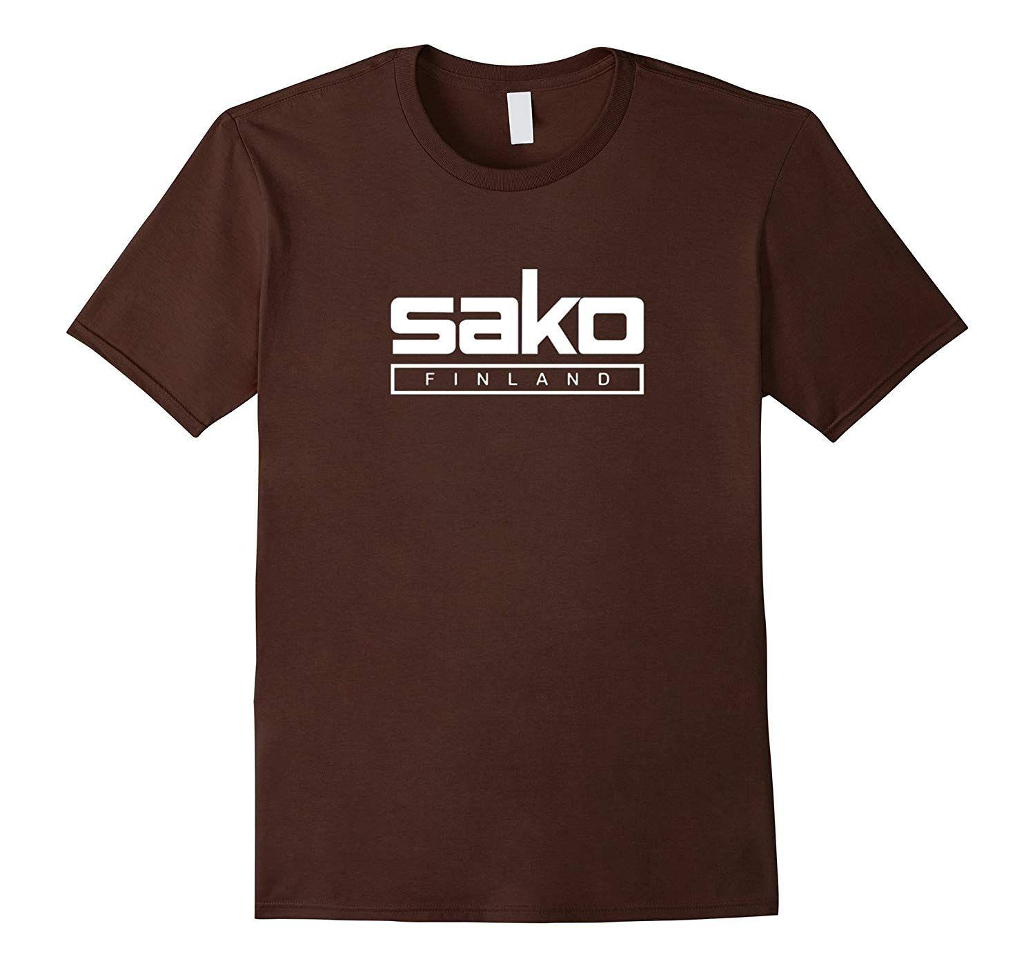 Sako Logo - Sako Finland Sniper Rifle Firearms Gun Logo t shirt-RT