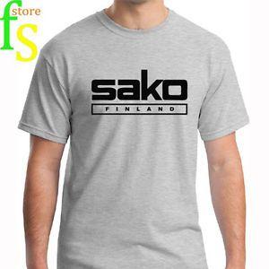 Sako Logo - Details about New SAKO FINLAND Logo Shotgun Rifle Hunting Men's Grey  T-Shirt Size S-3XL