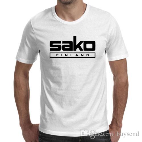 Sako Logo - Sako Finland Riffle Firearms Logo White T-shirt cool