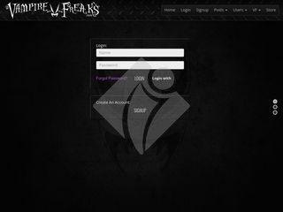 Vampirefreaks Logo - Vampirefreaks clone - How to create a website like vampirefreaks?