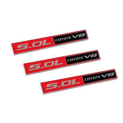 5.0 Logo - NEW (3pc) Mustang GT 5.0 Emblem F150 FX4 Coyote V8 5.0L Decal Badge | eBay