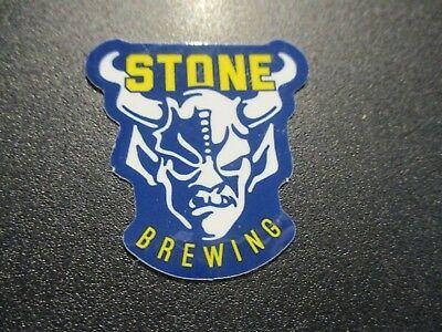 Gargoyle Logo - STONE BREWERY die cut GARGOYLE LOGO 1.75 Blue STICKER decal craft beer brewing