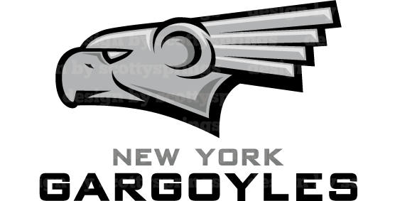 Gargoyle Logo - New York Gargoyles Logo, UPDATE - Version 4 - Concepts - Chris ...