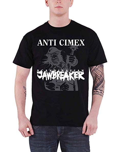 Jawbreaker Logo - Amazon.com: Anti Cimex T Shirt Scandinavian Jawbreaker Band Logo ...