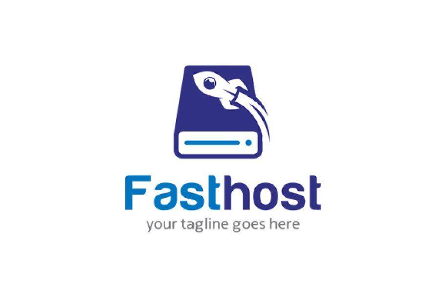 Hosting Logo - Fast Hosting Logo Design Logo Templates Creative Market