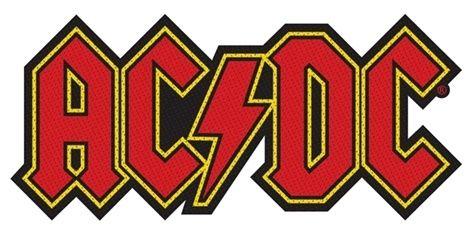 Original AC DC Logo - AC DC: LOGO CUT OUT, Nášivka