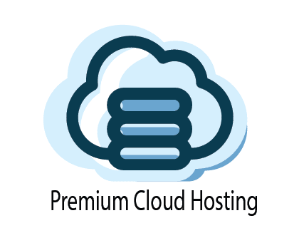 Hosting Logo - Premium Cloud Hosting Logo Vector