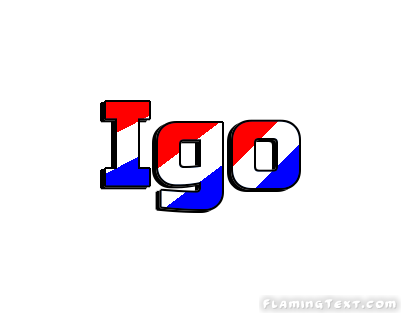 Igo Logo - United States of America Logo. Free Logo Design Tool from Flaming Text