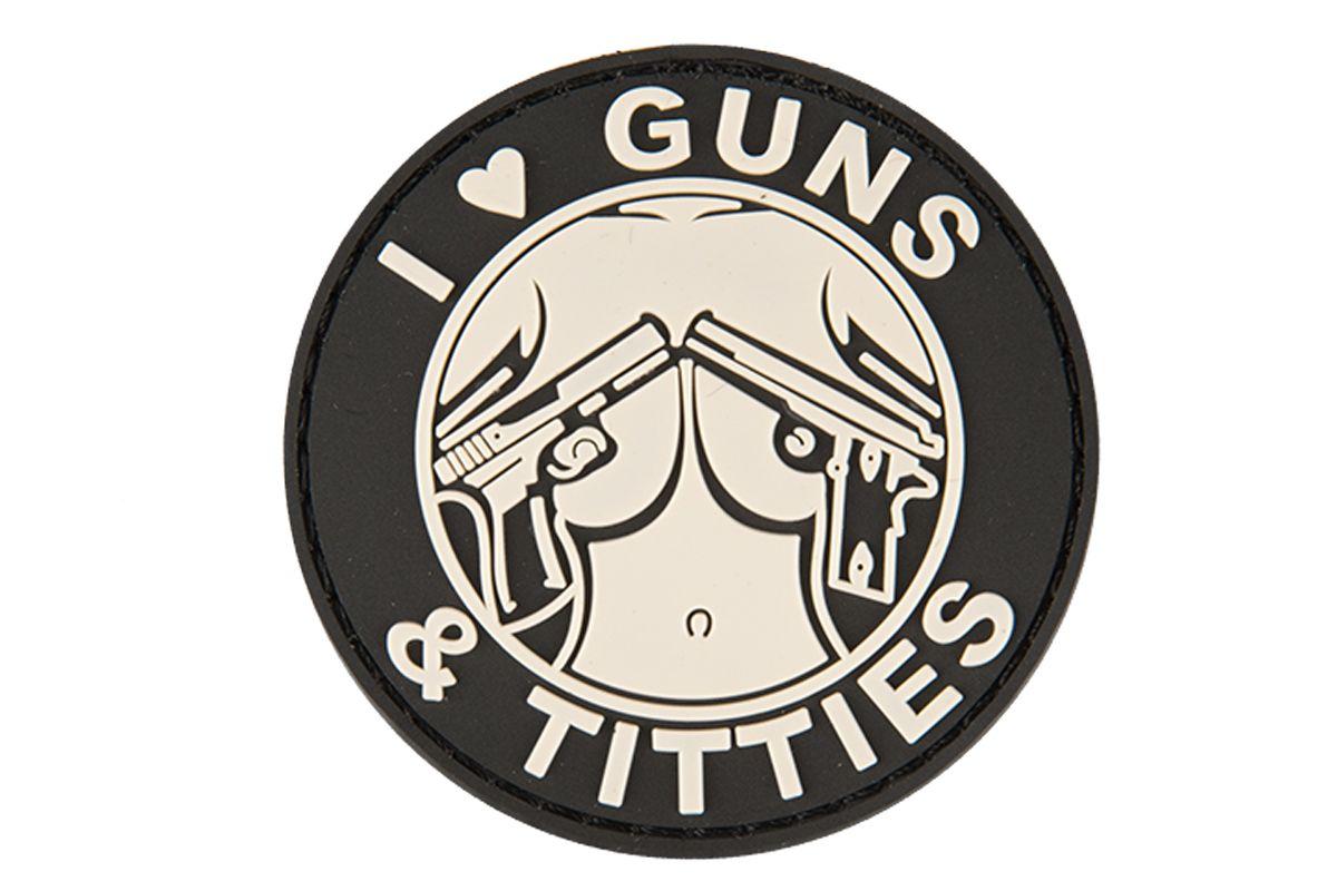 UKARMS Logo - UK Arms Airsoft Tactical Guns and Titties PVC Patch