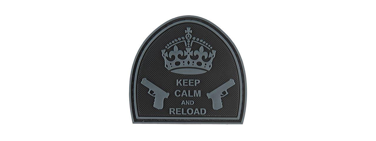 UKARMS Logo - G-FORCE KEEP CALM AND RELOAD PVC MORALE PATCH (BLACK) [PATCH-CC-BK ...