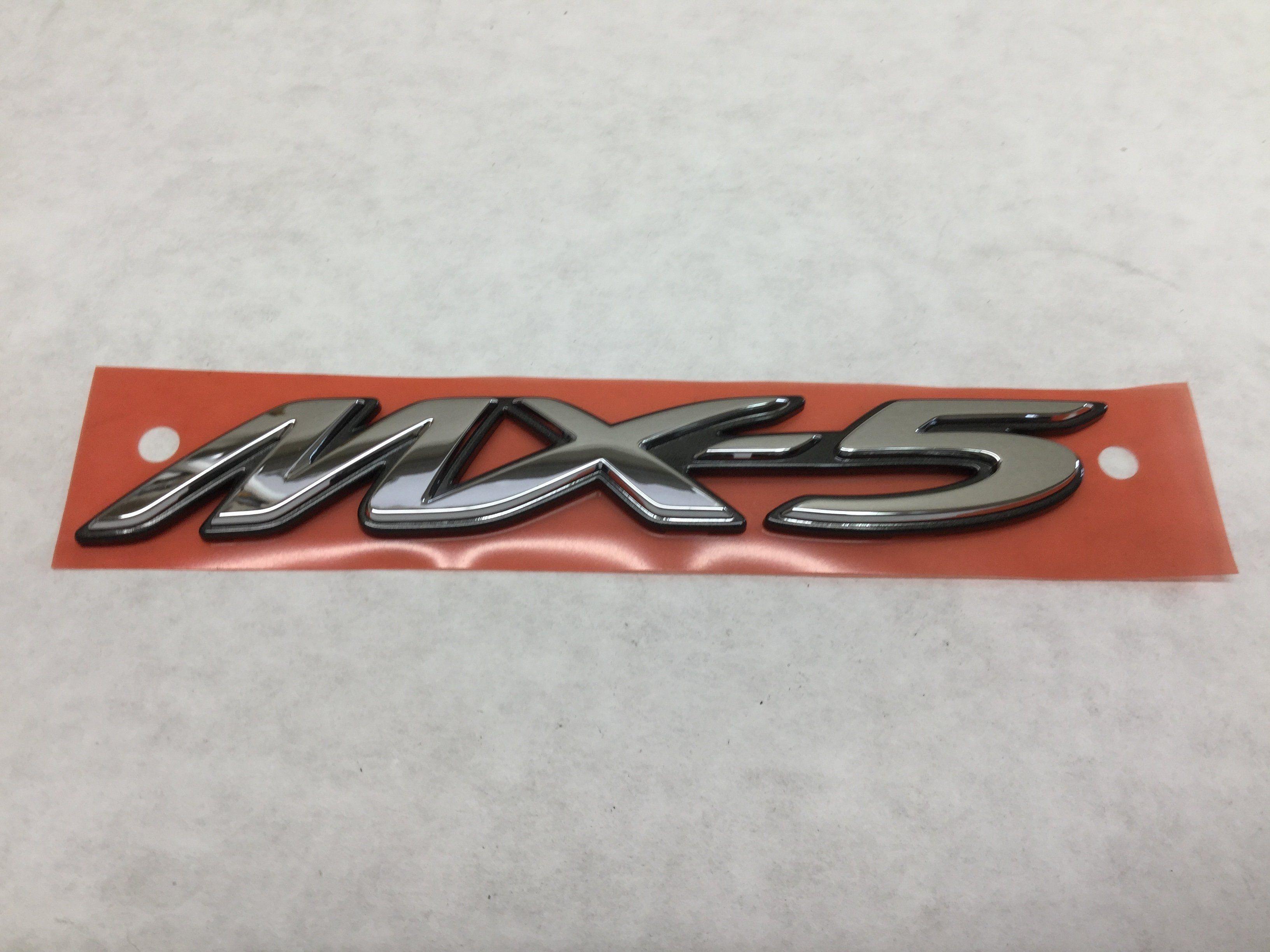 Miata Logo - 2006-2015 Mazda Miata MX5 Rear Emblem Chrome Genuine OEM