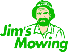 Mowing Logo - Logo | Jim's Mowing Logo | Know Your Meme