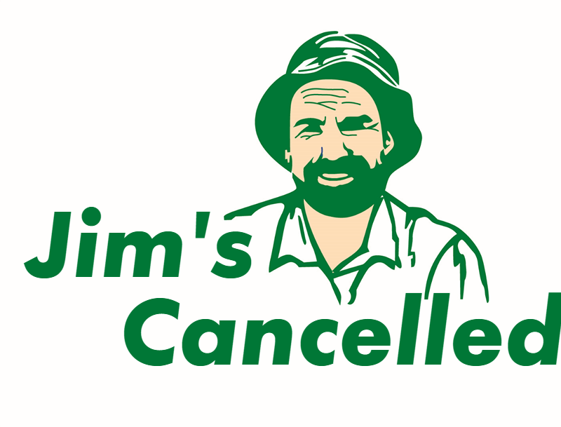 Mowing Logo - Cancelled | Jim's Mowing Logo | Know Your Meme