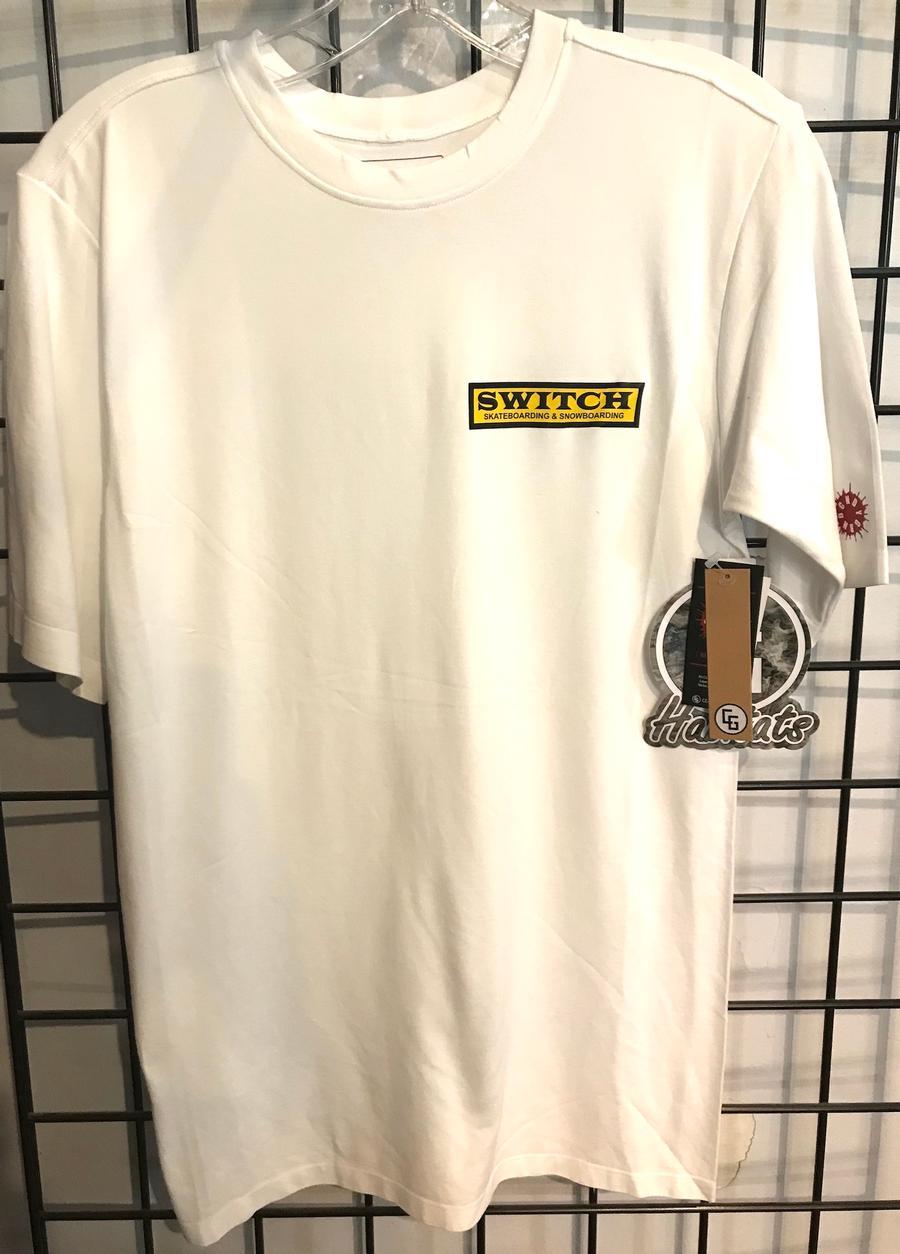 CandyGrind Logo - Switch Skateboarding Switch X CandyGrind Tech Bar Logo Tee (White ...