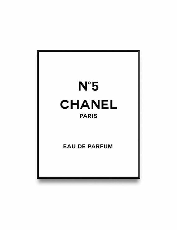 Chanel Logo - Chanel Print Fashion Art Chanel Logo Chanel Logo Print | Etsy