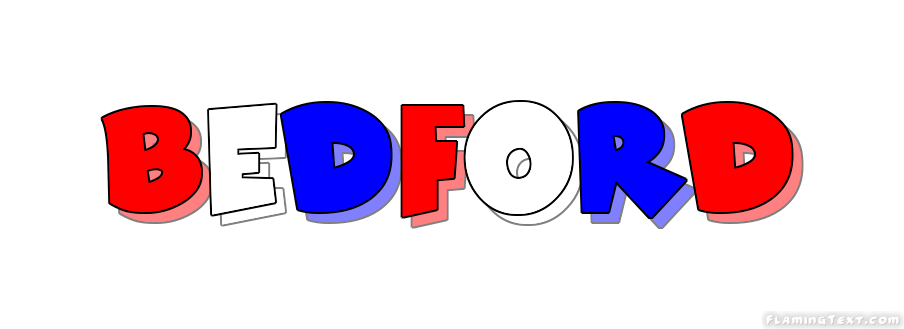 Bedford Logo - United Kingdom Logo. Free Logo Design Tool from Flaming Text