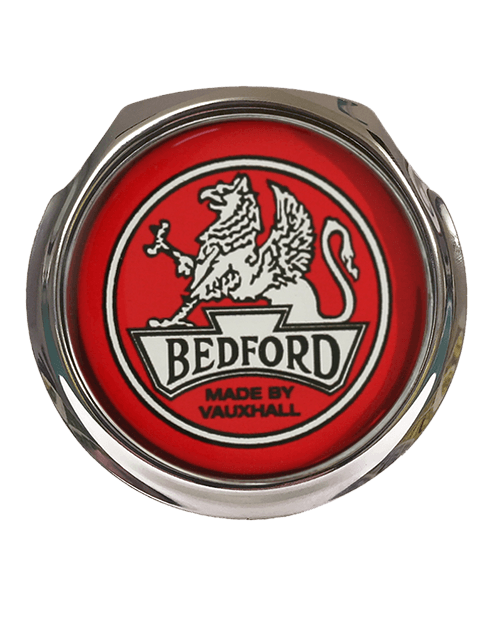 Bedford Logo - BEDFORD Red Logo Car Grille Badge With Fixings