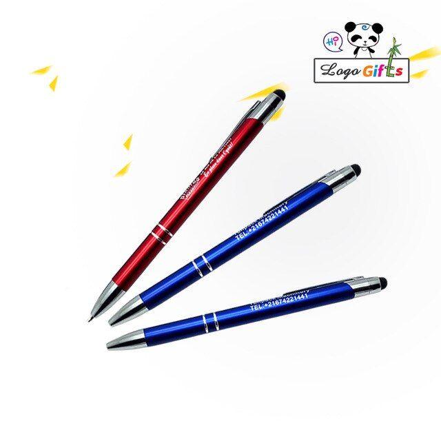 Pens.com Logo - US $458.94 9% OFF|600Pc Free Shipping Top Quality Pen metal Ballpen Pen  Touch Pen for company new year gifts can laser engraving company logo-in ...