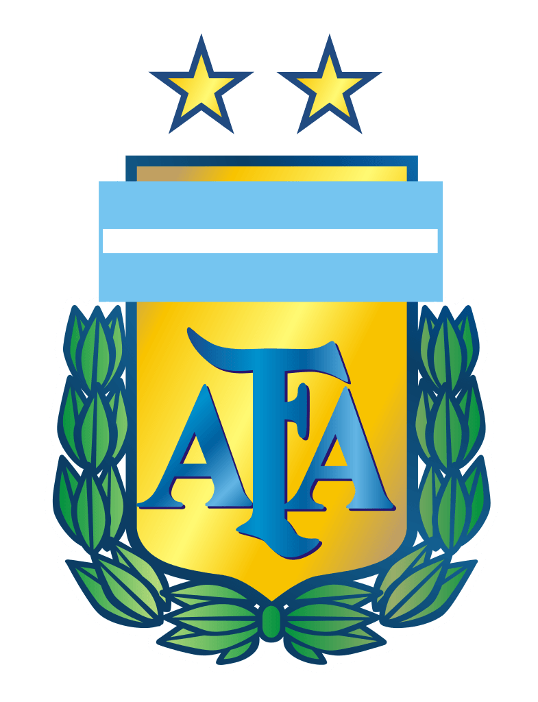 Argentina Logo - Es el logo de Argentina futbol equipo. Es azul, blanco, amarillo, y ...