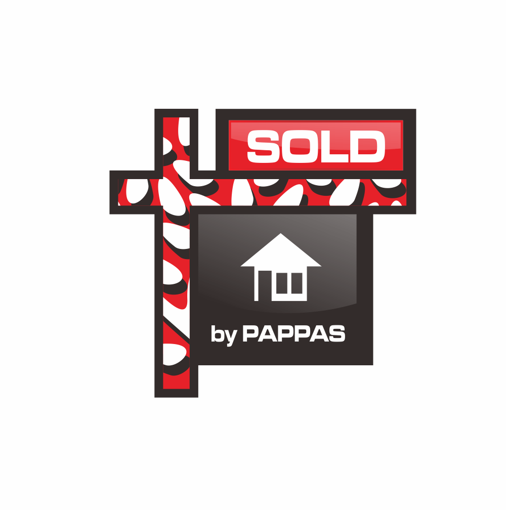 Pappas Logo - Masculine, Professional, Real Estate Logo Design for SOLD