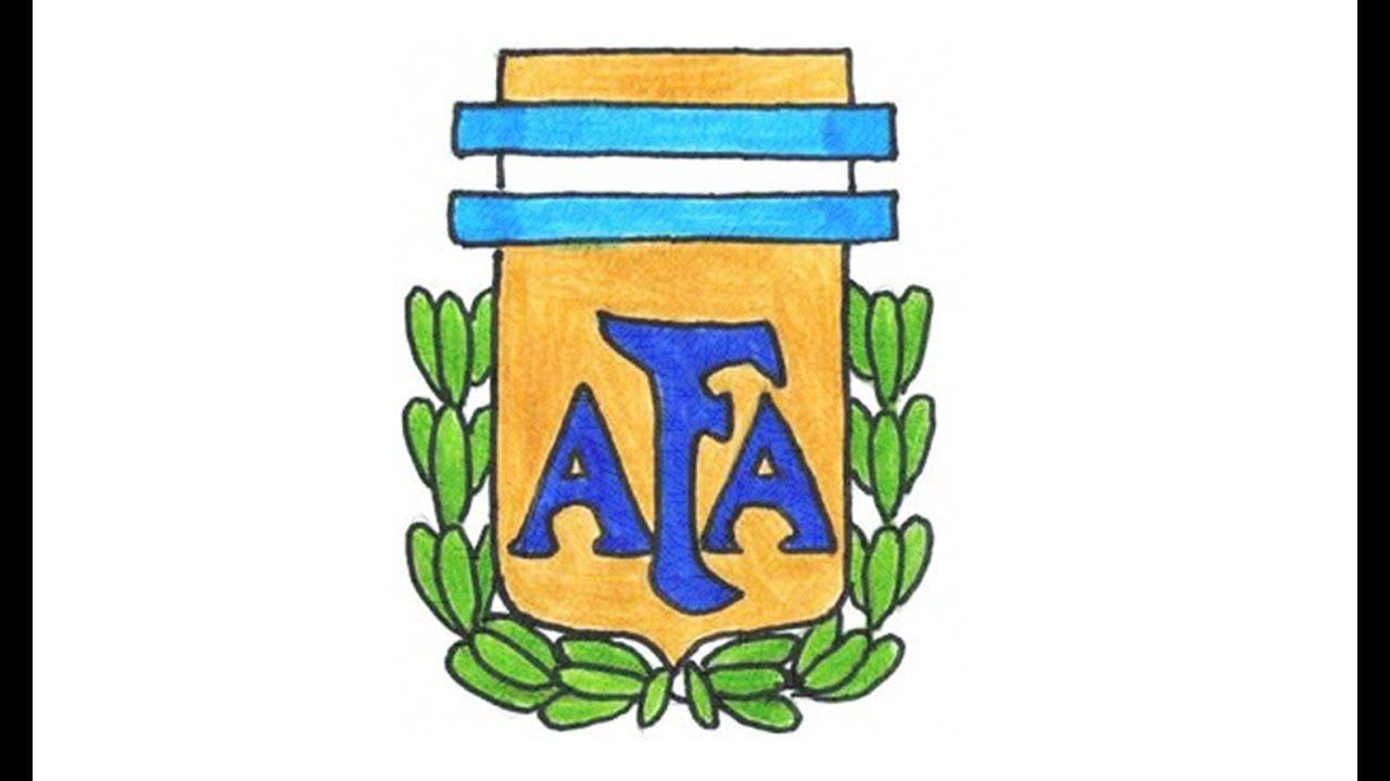 Argentina Logo - Como desenhar o escudo da Argentina (Seleção Argentina) - How to Draw the  Argentina Logo (Argentine)