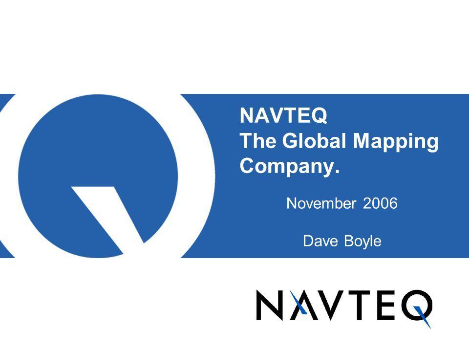 NAVTEQ Logo - NAVTEQ The Global Mapping Company.