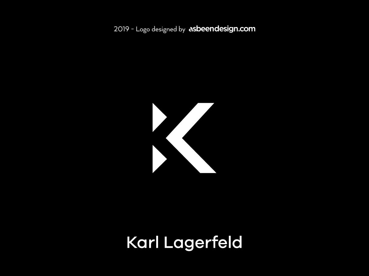 Tribute Logo - Karl Lagerfeld Tribute by AsbeenDesign on Dribbble