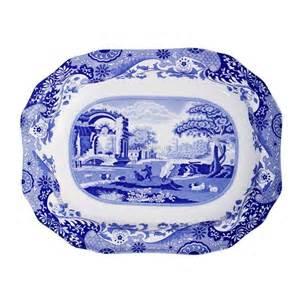 Spode Logo - Spode Blue Italian Rectangular Platter