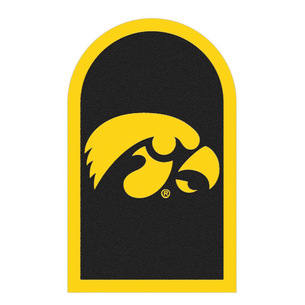 Iowa Logo - Applied Icon NCAA Iowa Hawkeyes Mailbox Door Logo Graphic