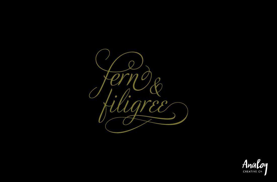 Filigree Logo - Fern and Filigree logo design by Erika Firm | Great Logos | Logos ...